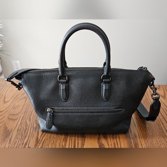 Coach Cara CE741 Satchel Soft Pebbled Crossbody Bag - Picture 2 of 6